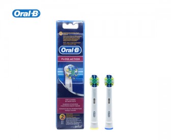 Oral-B 博朗欧乐B 电动牙刷替换刷头 牙线清洁型 2支装 Oral-B 博朗欧乐B 电动牙刷替换刷头 牙线清洁型 2支装